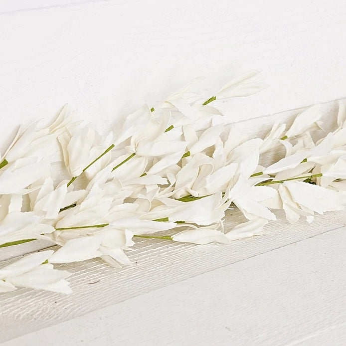 Leaves Garland | White