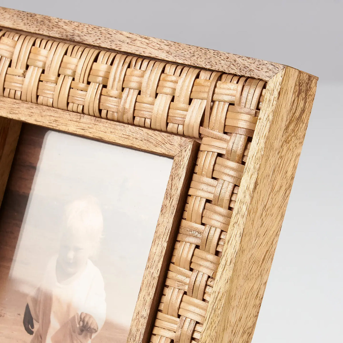 Basket Weave Photo Frame | 4x6&quot;