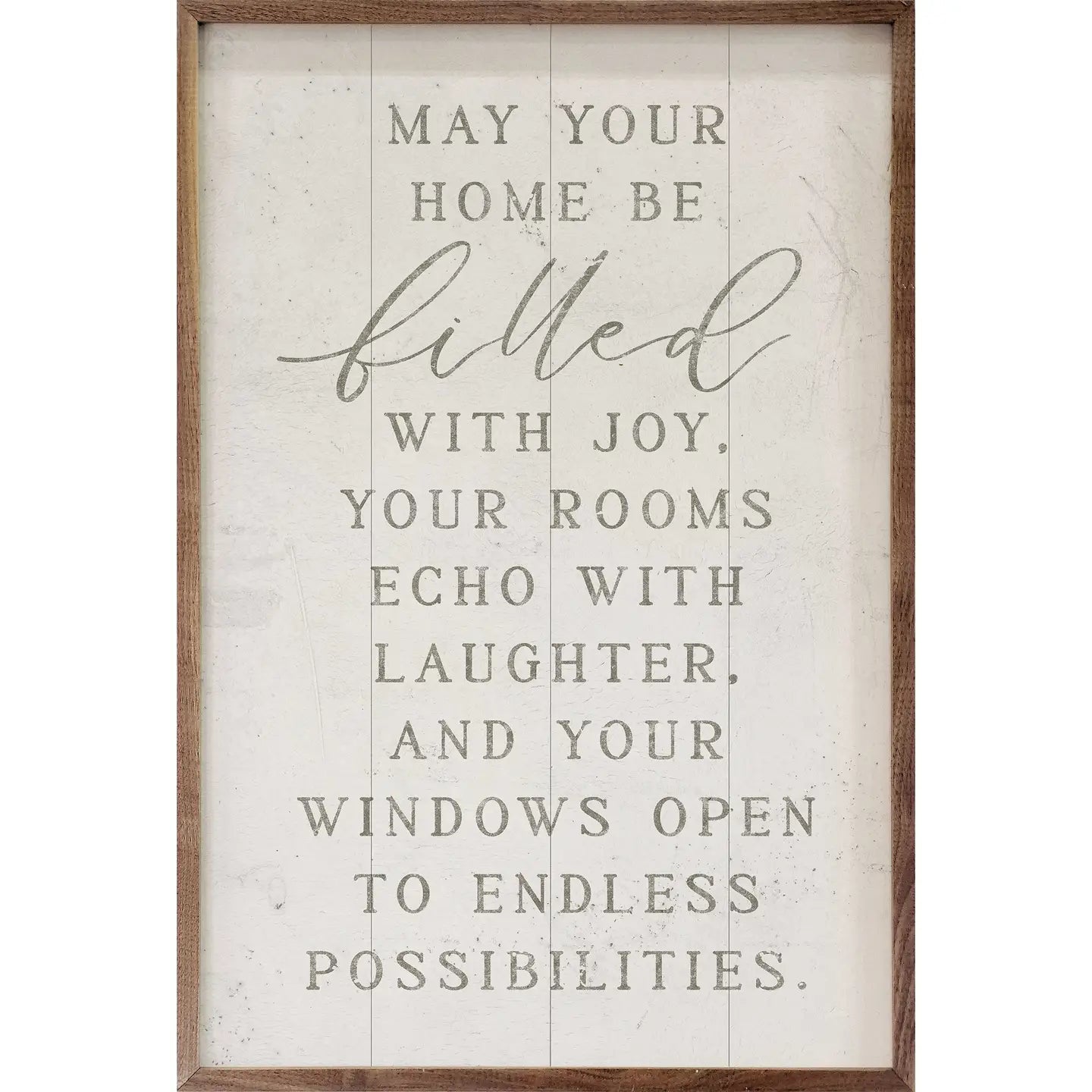 May Your Home Be Filled with Joy | Wall Art