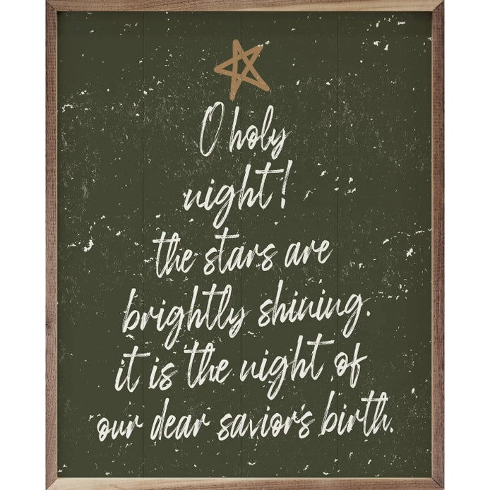 O Holy Night Tree | Wall Art