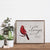 I Am Always With You Cardinal | Wall Art