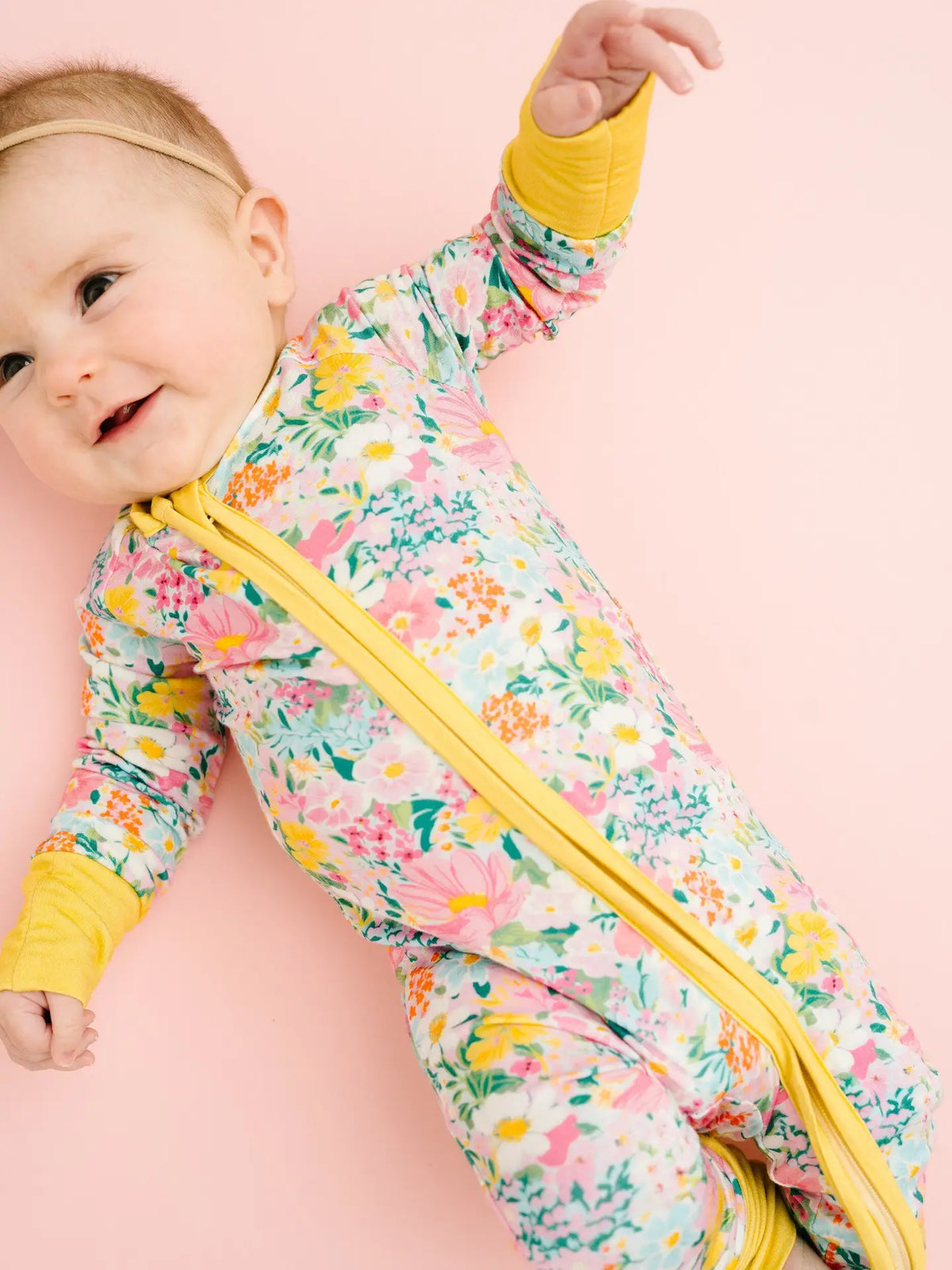 Garden Glow Floral | Zippy Footie