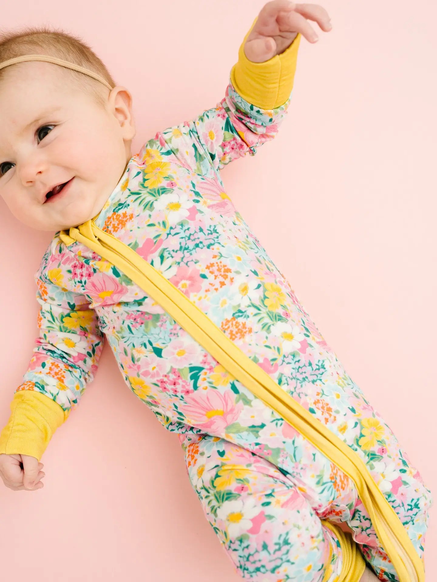 Garden Glow Floral | Zippy Footie