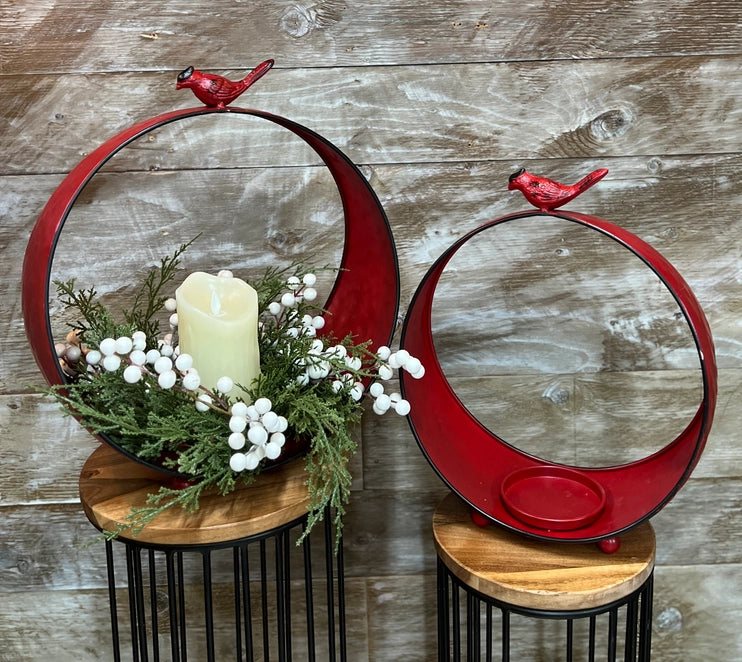 Cardinal Candle Holder