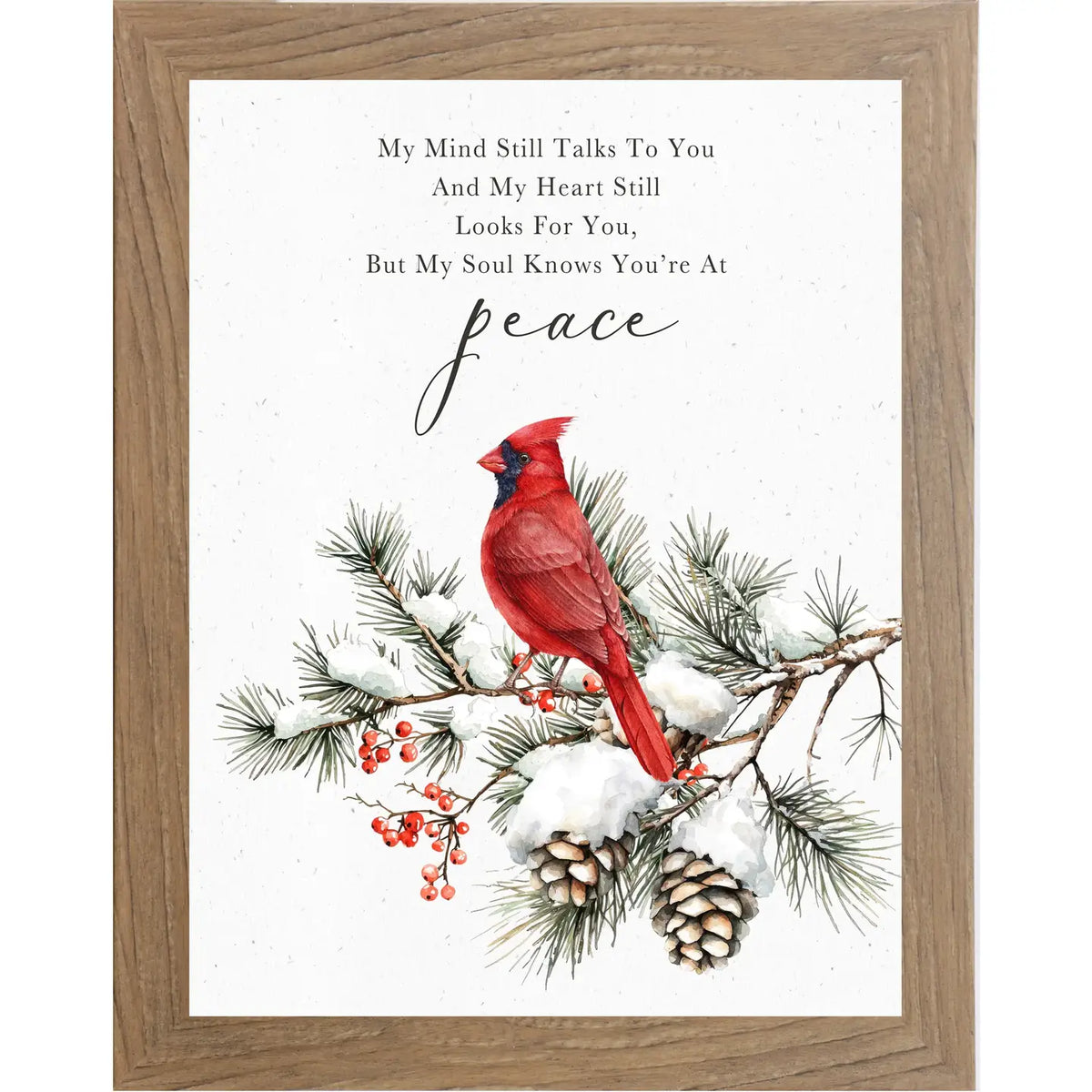 My Soul Knows You&#39;re at Peace | Framed Art