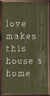 Love Makes This House A Home | Wall Art