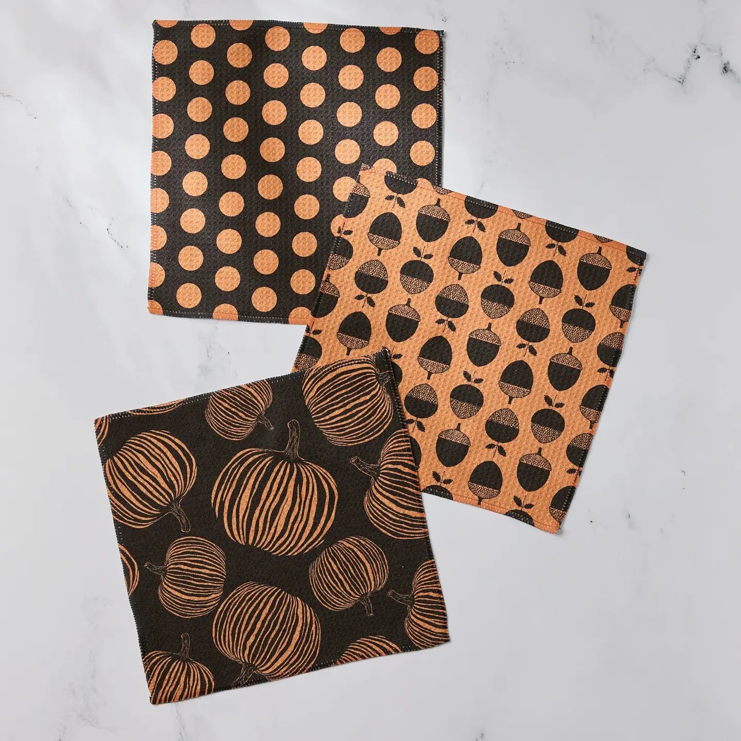Geometry Kitchen Dishcloth | Autumn Noir