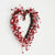 Twigs & Berries Heart Wreath | Red & Pink