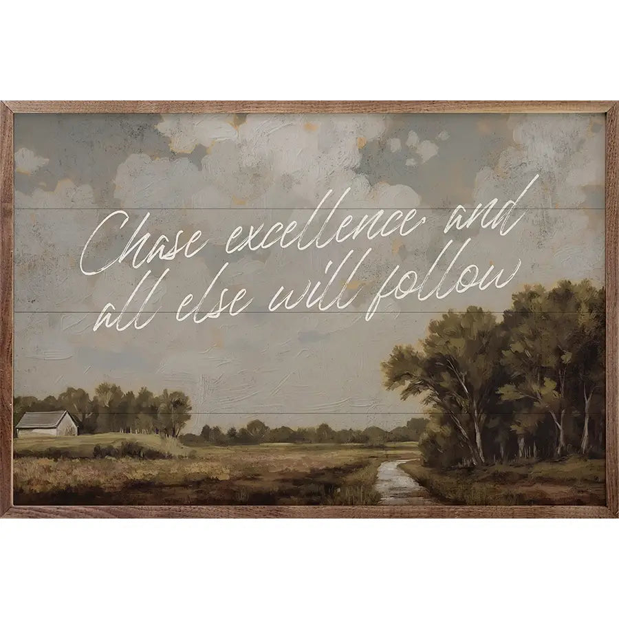 Chase Excellence | Wall Art