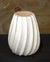 Carved Wood Spiral Vase | 6"