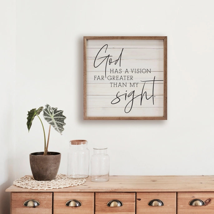 God Has A Vision | Wall Art