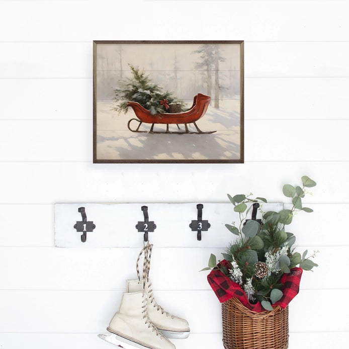 Winter Sleigh | Wall Art