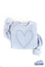 Heart Puff | Heathered Blue