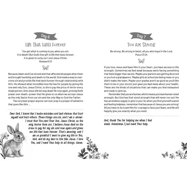 Daily Devotions and Prayers for Courageous Girls | Child's Devotional