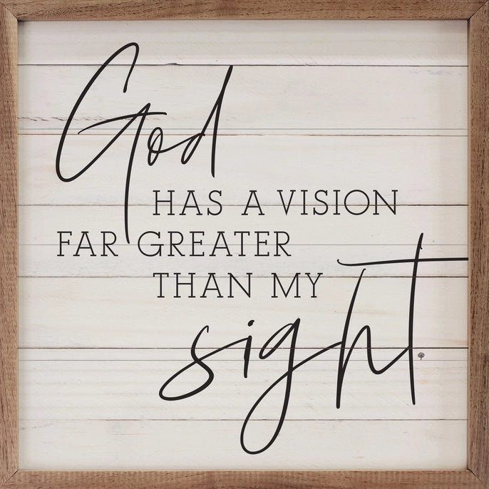 God Has A Vision | Wall Art