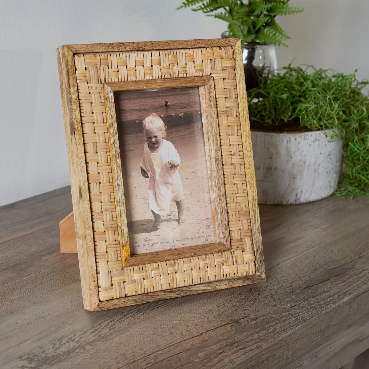 Basket Weave Photo Frame | 4x6&quot;