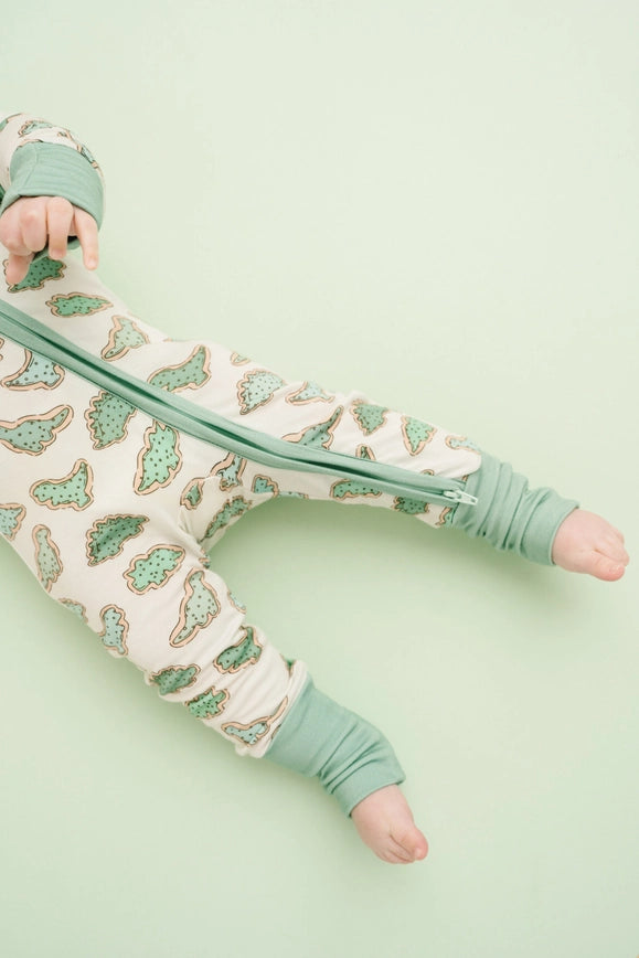 Dino Cookie | Bamboo Zippy Footie Sleeper