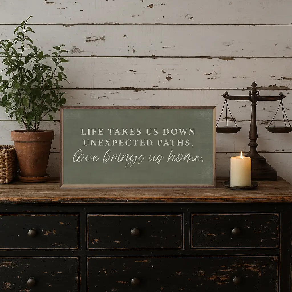 Love Brings Us Home | Wall Art