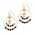 Your Journey Beaded Prayer Earrings | Black