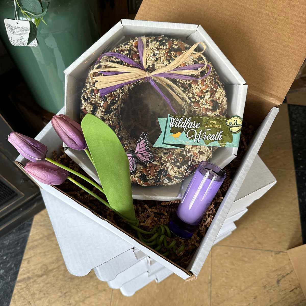 Birdseed Wreath {Gift Box}