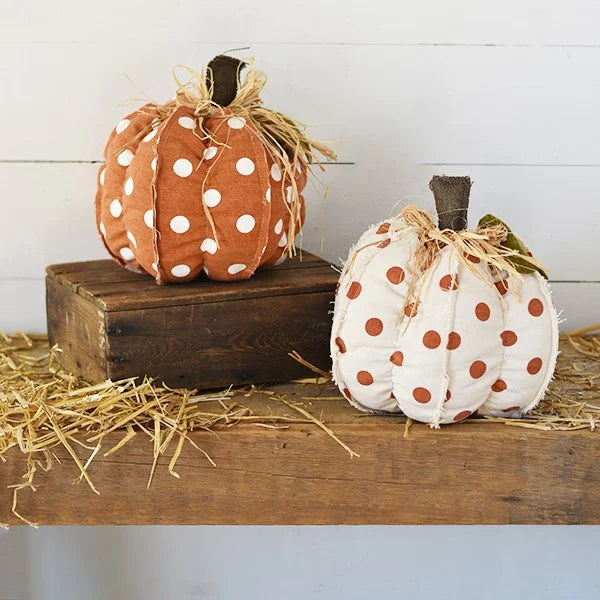 Polka Dot Pumpkin | Fabric