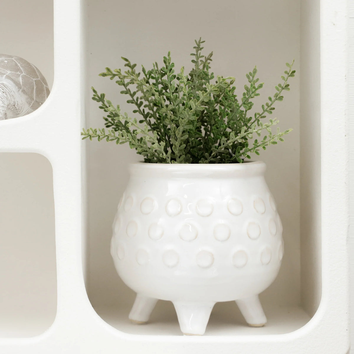 Footed Dots Vase | 6&quot;