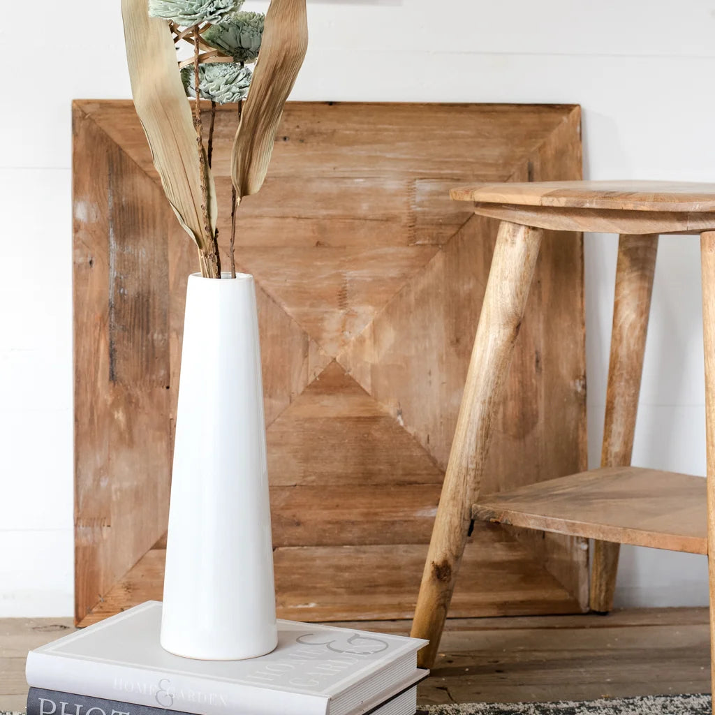 Narrow Farmhouse Vase | 10-13"