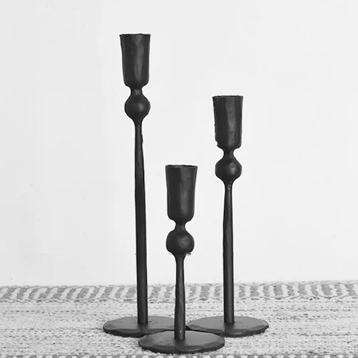 Iron Orb Candle Holder