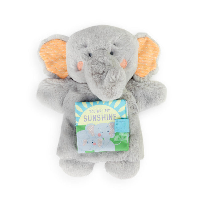 You Are My Sunshine  Elephant Puppet & Soft Book - The Vintage Garden
