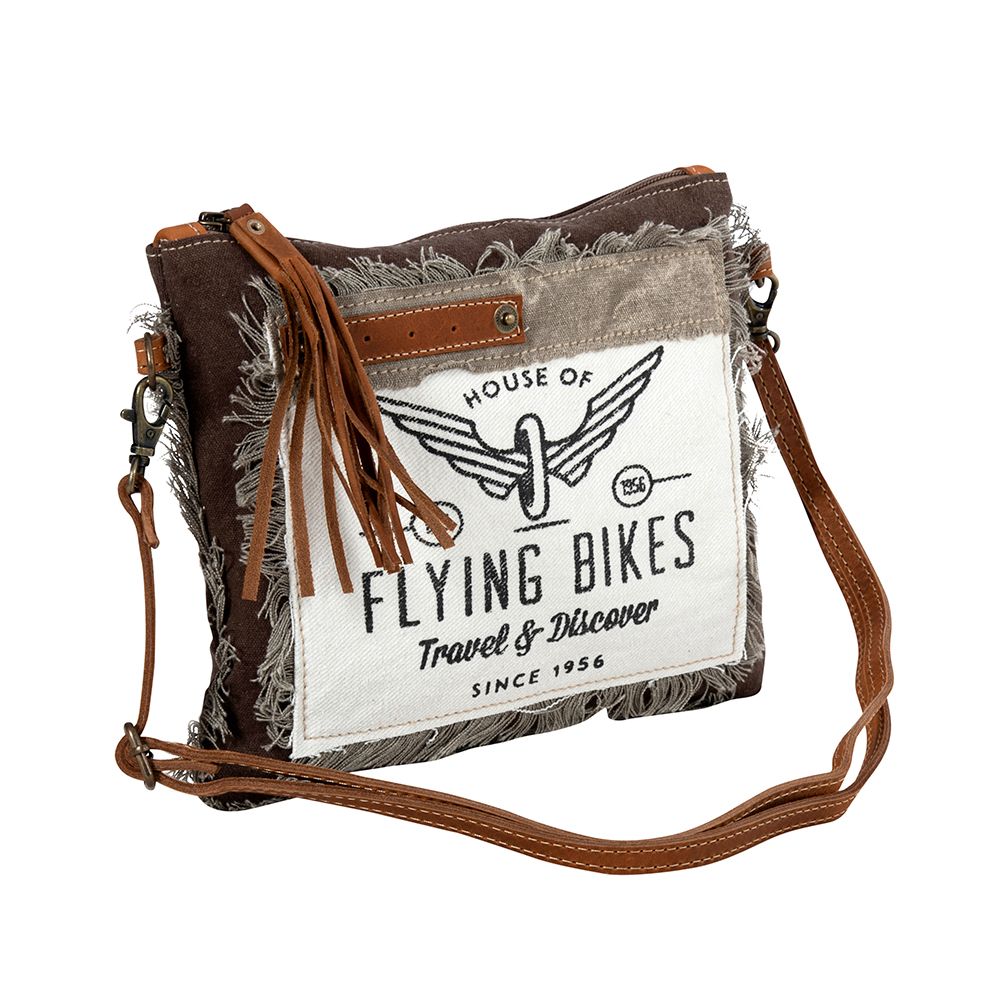 Flying Bikes Crossbody Bag