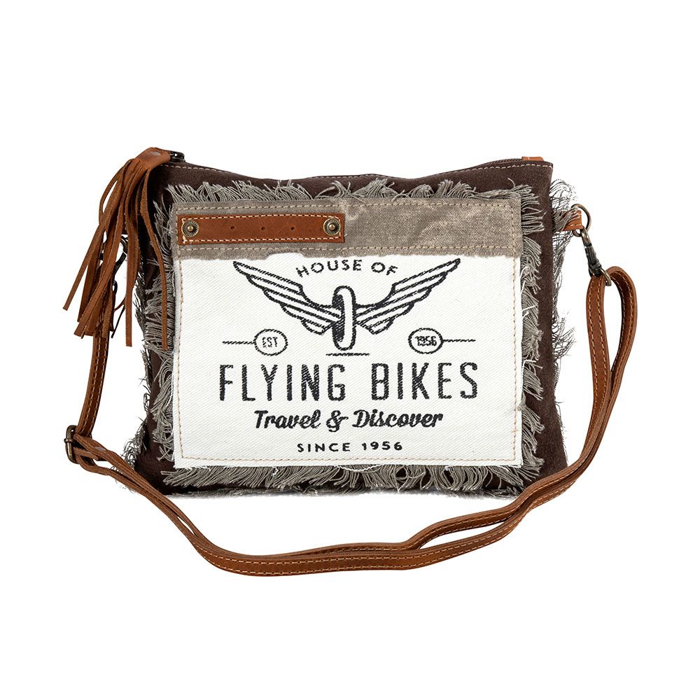 Flying Bikes Crossbody Bag
