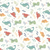Pebblesaurus Dinosaur | Cotton Muslin Swaddle Blanket