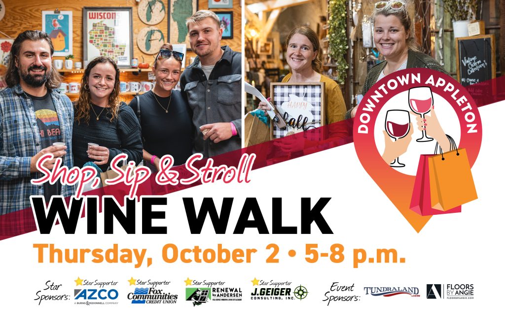 Shop, Sip &amp; Stroll Wine Walk Ticket
