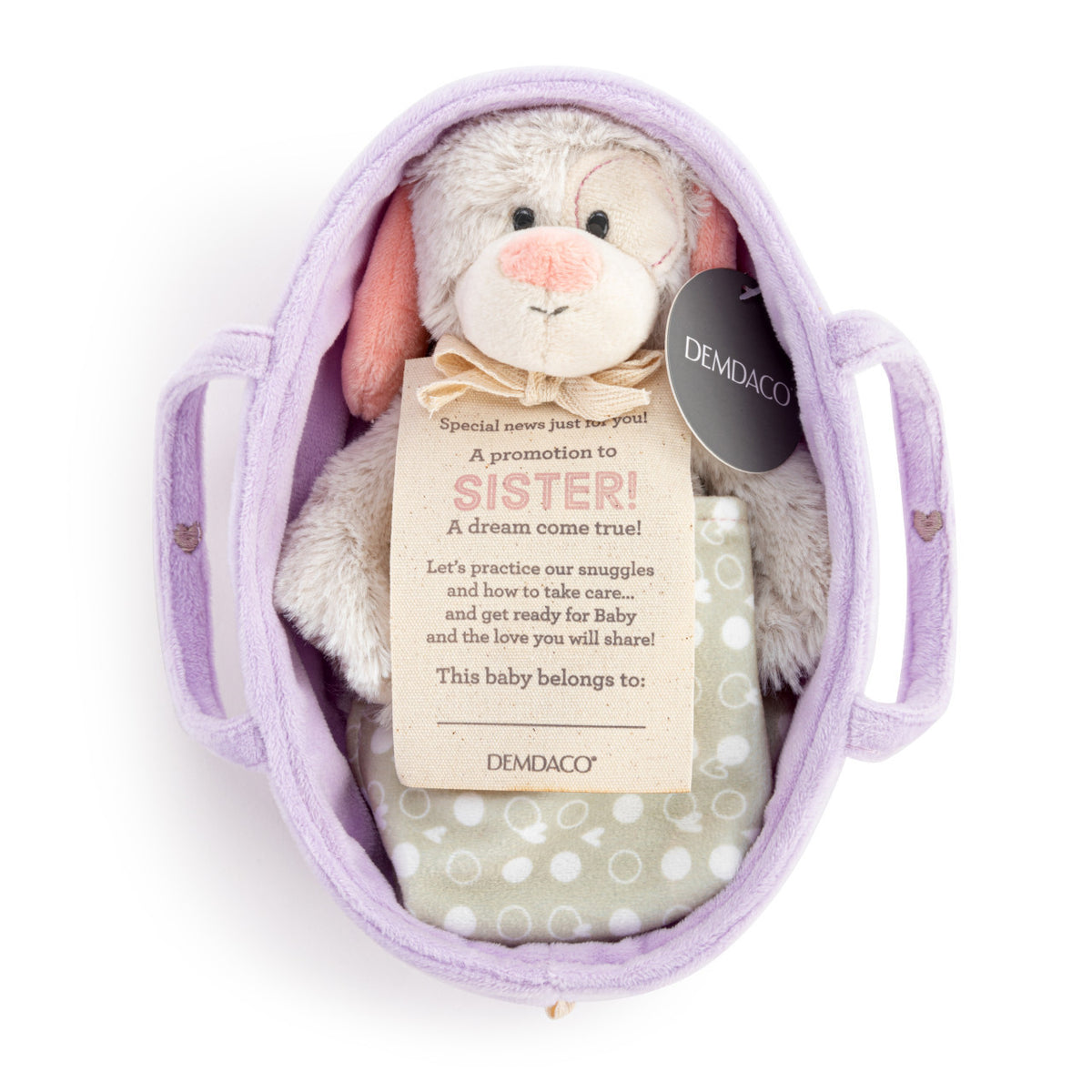 New Big Sister Promotion | Puppy Plush &amp; Bassinet