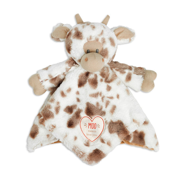 Cow | Moo Means Love You | Rattle Blankie