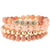 Hope | Bead Stack Bracelet | Peach