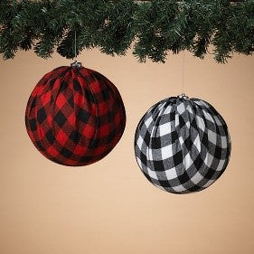 Buffalo Check Orb | Ornament