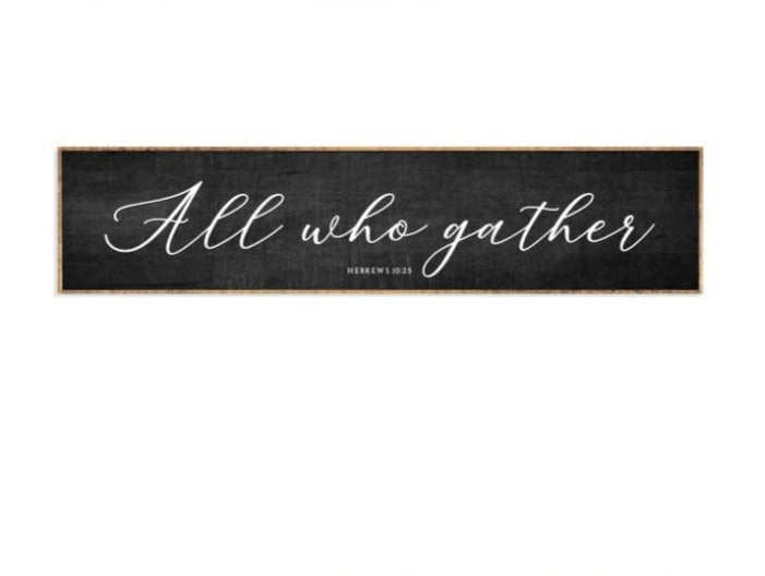 All Who Gather | Framed Wall Art