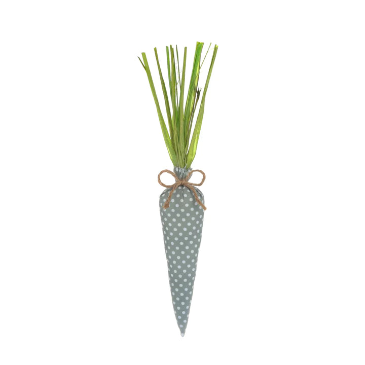 Carrot | Green Raffia | Fabric
