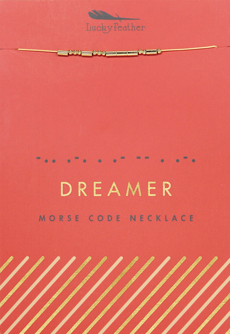 Dreamer | Morse Code Necklace
