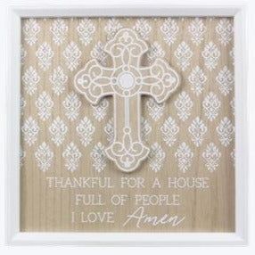 Cross Wall Art | Thankful