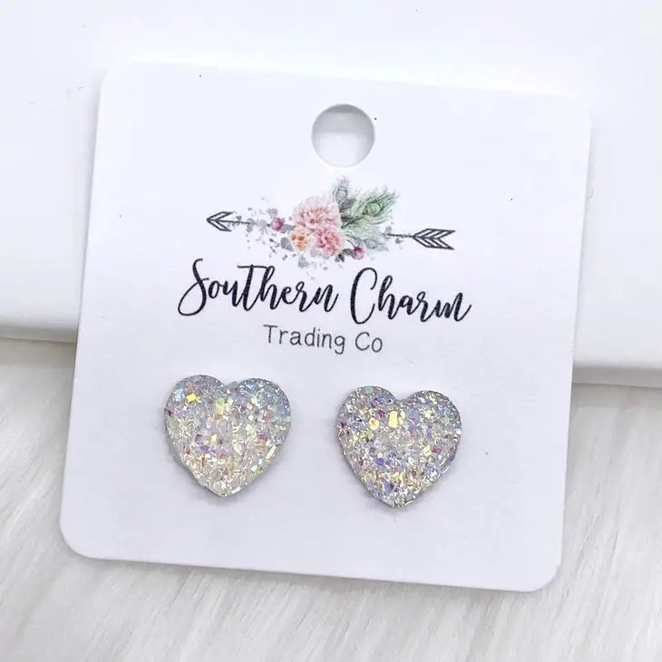 Sparkle Hearts | Crystal | Earrings