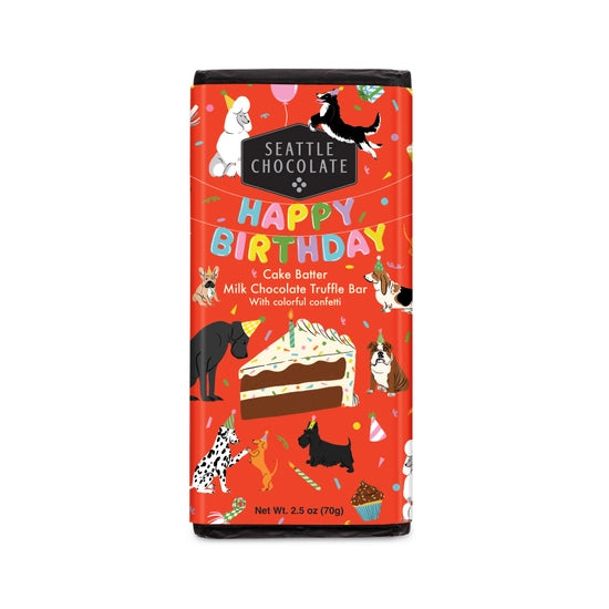 Happy Birthday Cake Batter Truffle Bar | Chocolate Bar