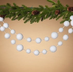 Snowball Garland | 5&#39;