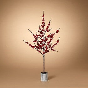 Snowy Berry Potted Tree | 37" & 52"