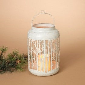 Winter Trees Lantern | Battery Operated