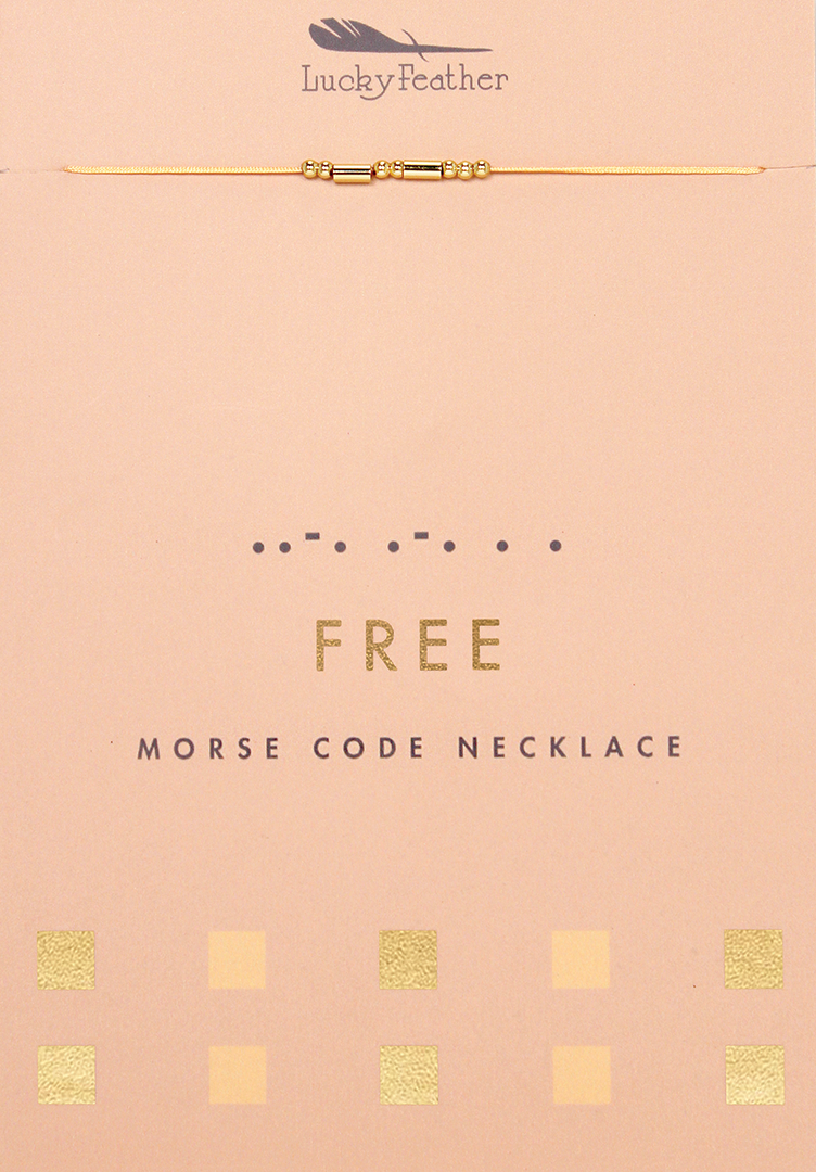 Free | Morse Code Necklace