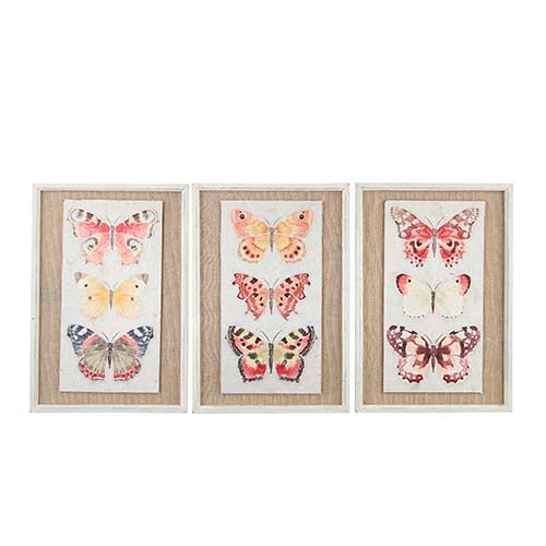 Butterfly | Textured Burlap Wall Art