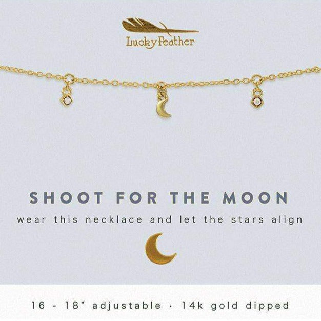 Shoot for the Moon | Dangle Necklace