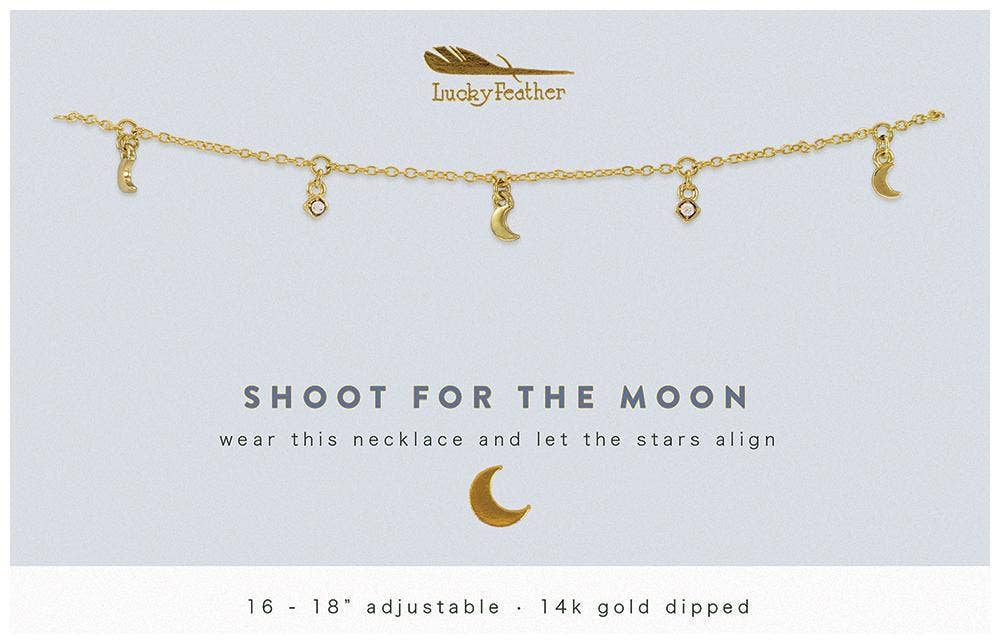 Shoot for the Moon | Dangle Necklace